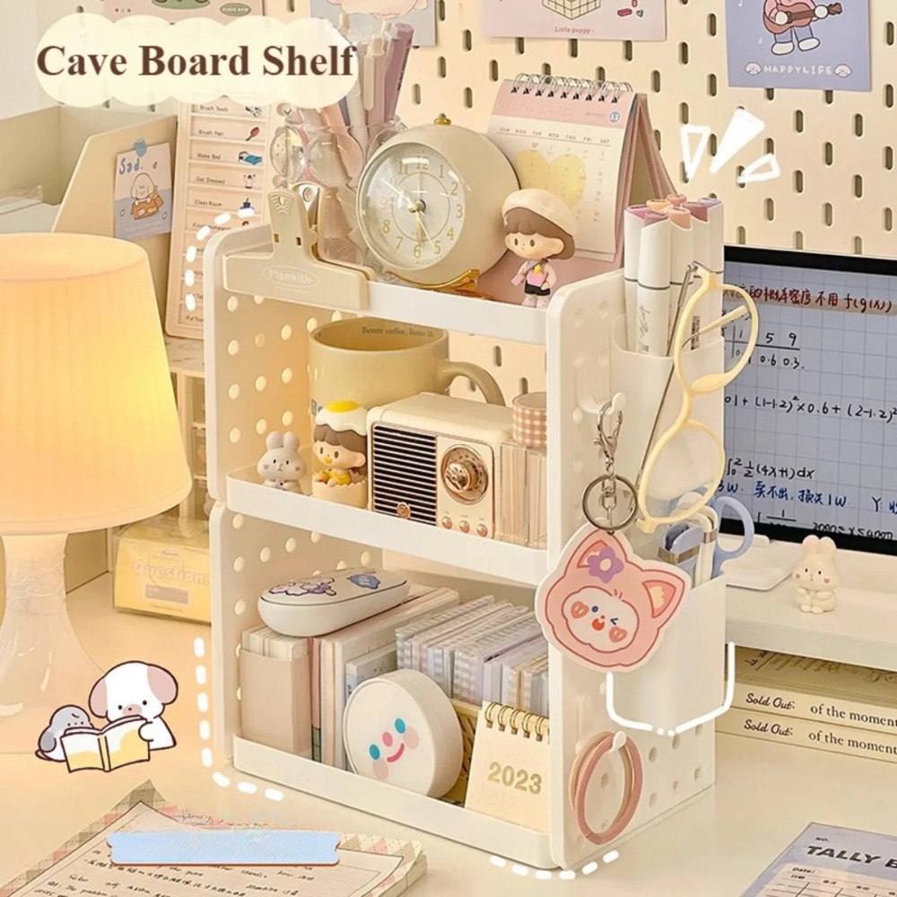 Tech Accessories For Office Desk - 3 Tier Desk Organizer, Office Storage