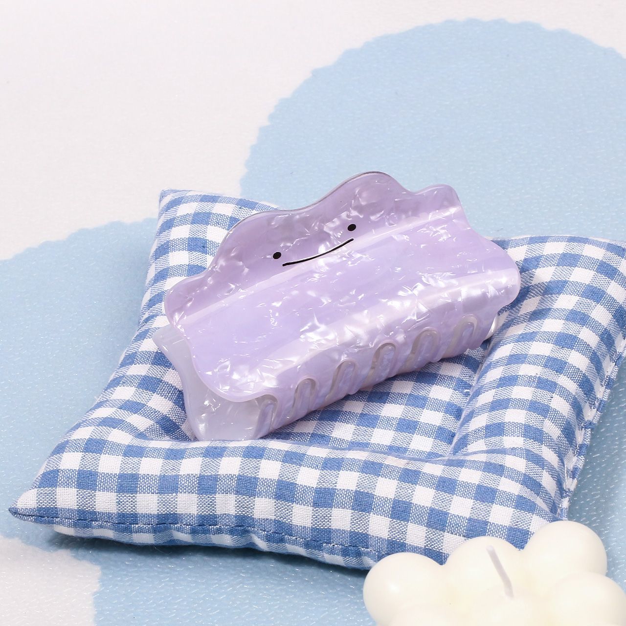 Tech Hair Accessories - Pokémon Ditto Hair Clip Purple Cute