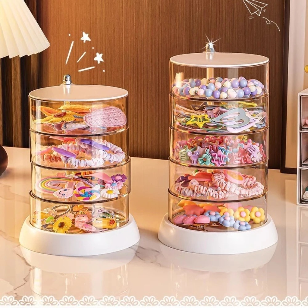 Tech Hair Accessories - 360 Rotating Clear Hair Accessory Organizer