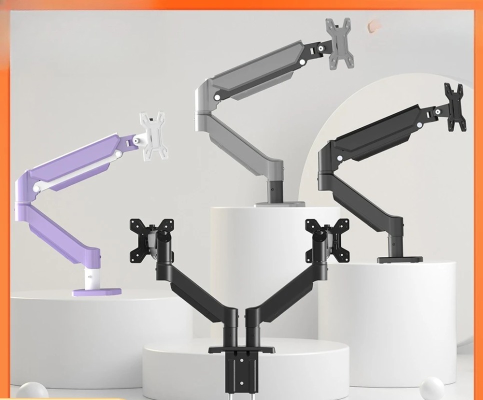 Monitor Arm Single - New dual-screen monitor bracket, gas spring,