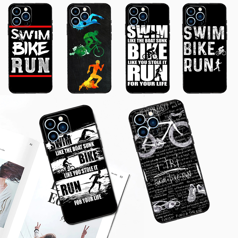 Tech Accessories Iphone - Swim Bike Run Triathlon Case For