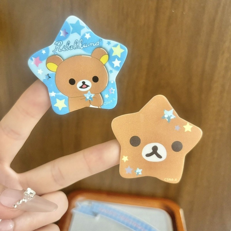 Tech Hair Accessories - Cute Five-pointed Star Relaxed Bear Hairpin