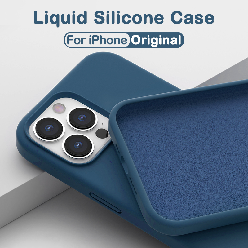 Tech Accessories Iphone - Original Liquid Silicone Case For Apple