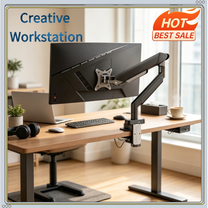 Monitor Arm Single - Single Monitor Mount Bracket for 14″–32″