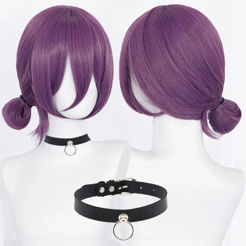 Tech Hair Accessories - Anime Reze Cosplay Wig 45cm Purple