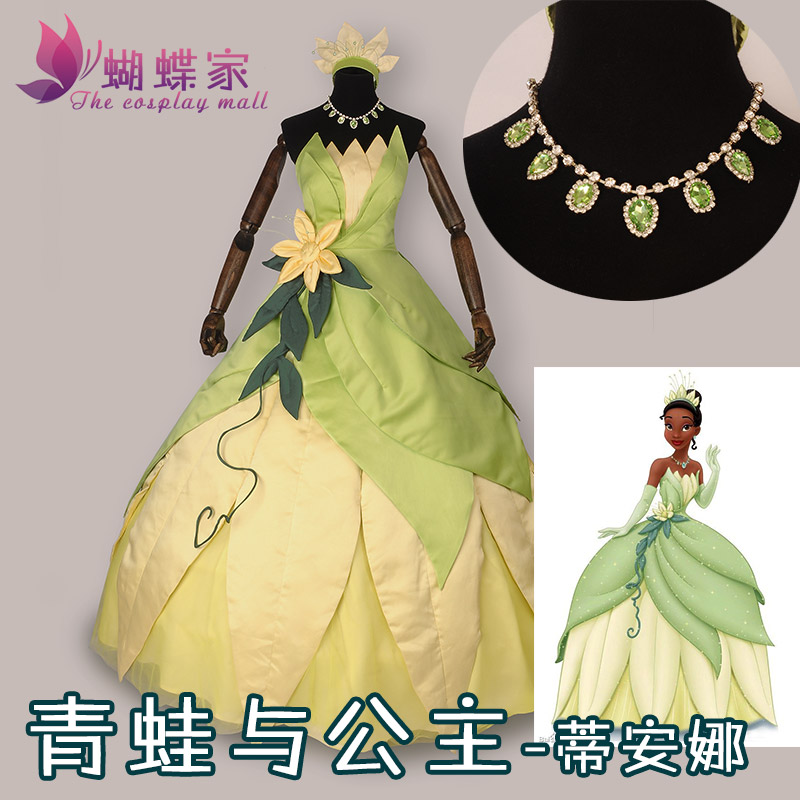 Princess Tiana Dress Cosplay C - огляд і ціна Tech Hair Accessories