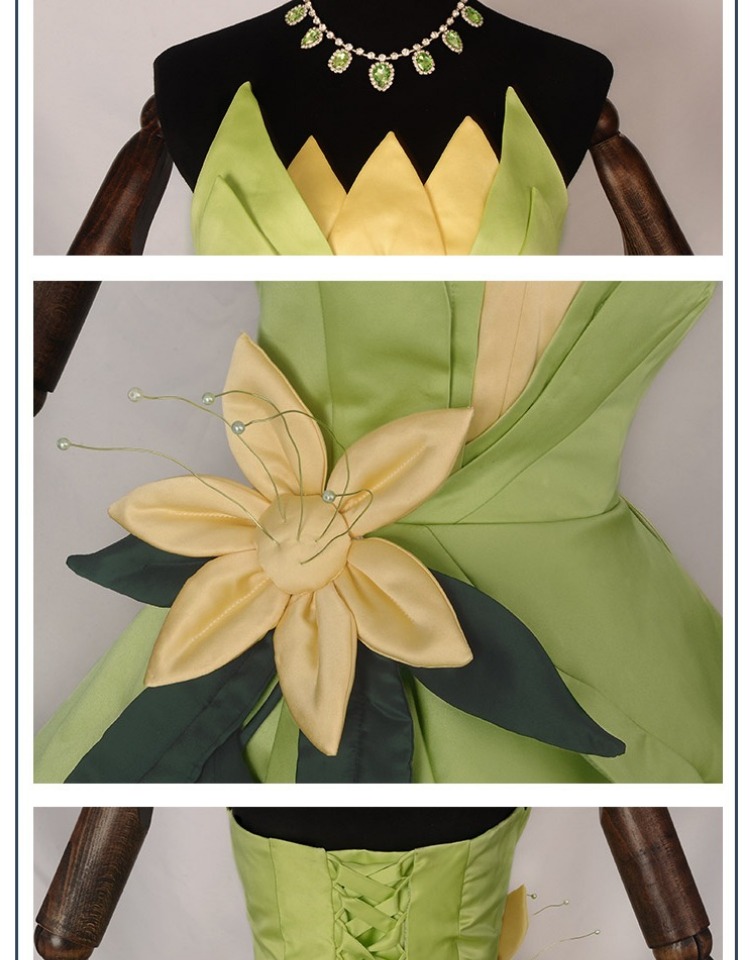Princess Tiana Dress Cosplay C - огляд і ціна Tech Hair Accessories