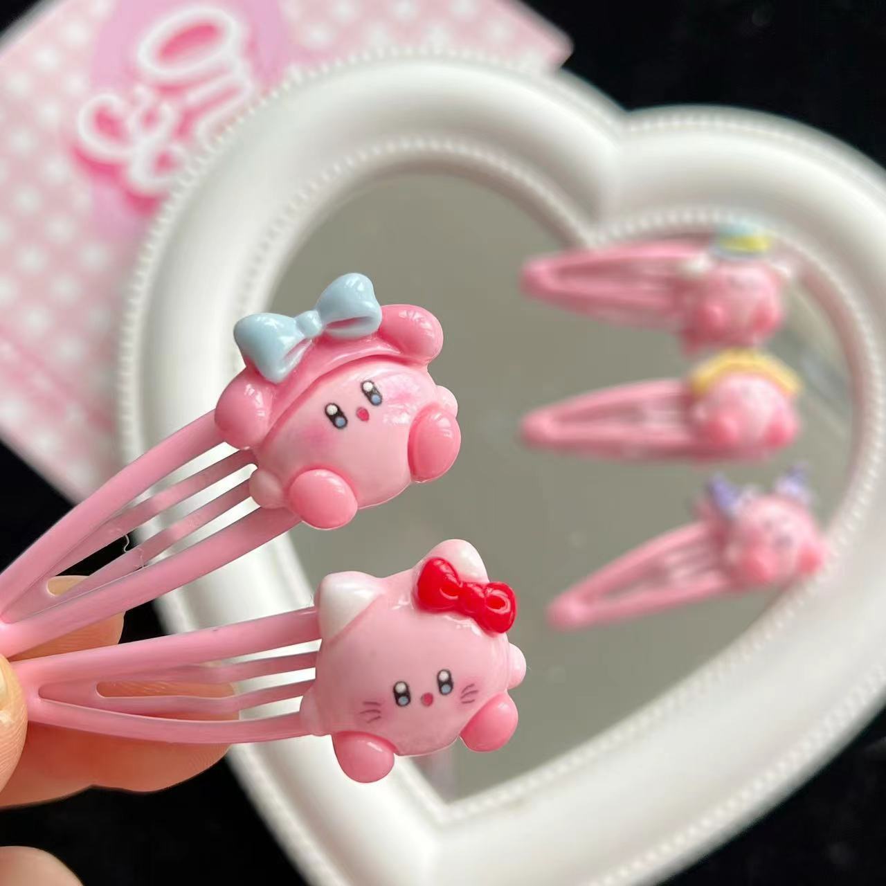 1~10pcs Cute Kirby BB Hair Cli - огляд і ціна Tech Hair Accessories