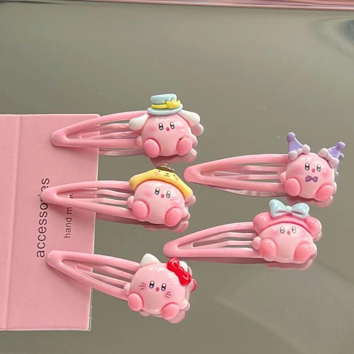 1~10pcs Cute Kirby BB Hair Cli - огляд і ціна Tech Hair Accessories