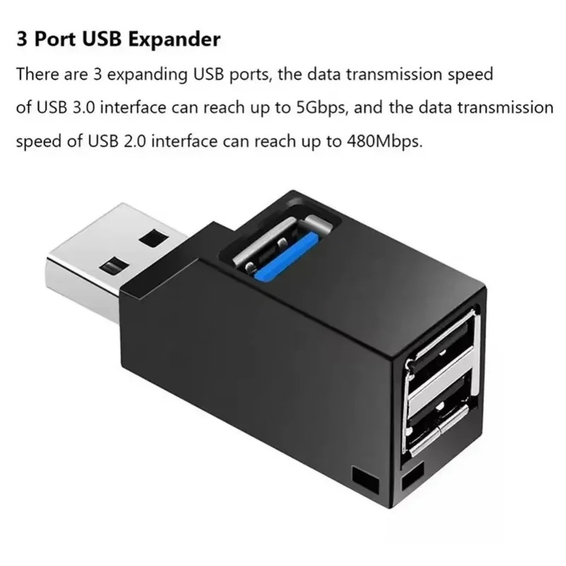 USB 3.0 2.0 Rotatable 3 Ports  - огляд і ціна Tech Accessories Pc