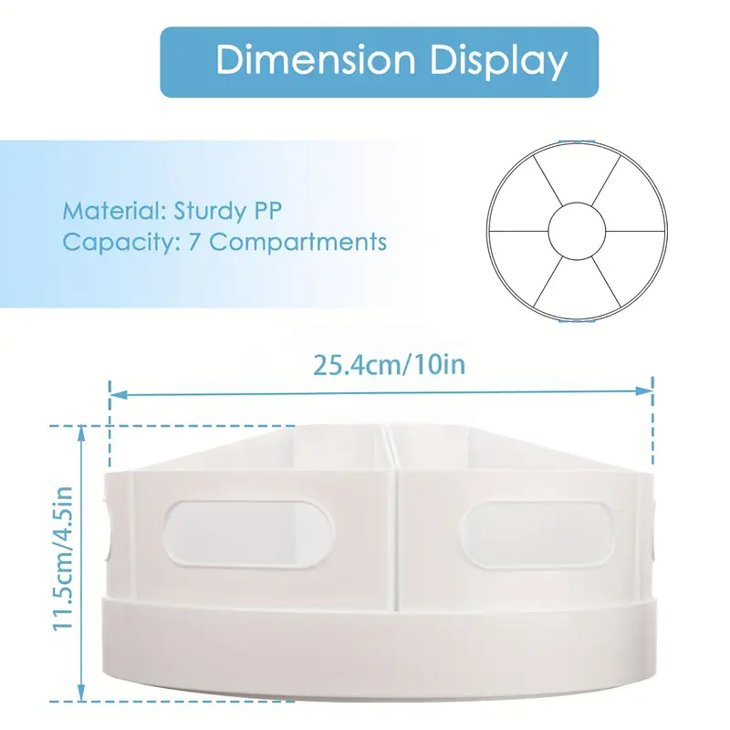 360° Rotating Desk Organizer W - огляд і ціна Tech Accessories For Office Desk