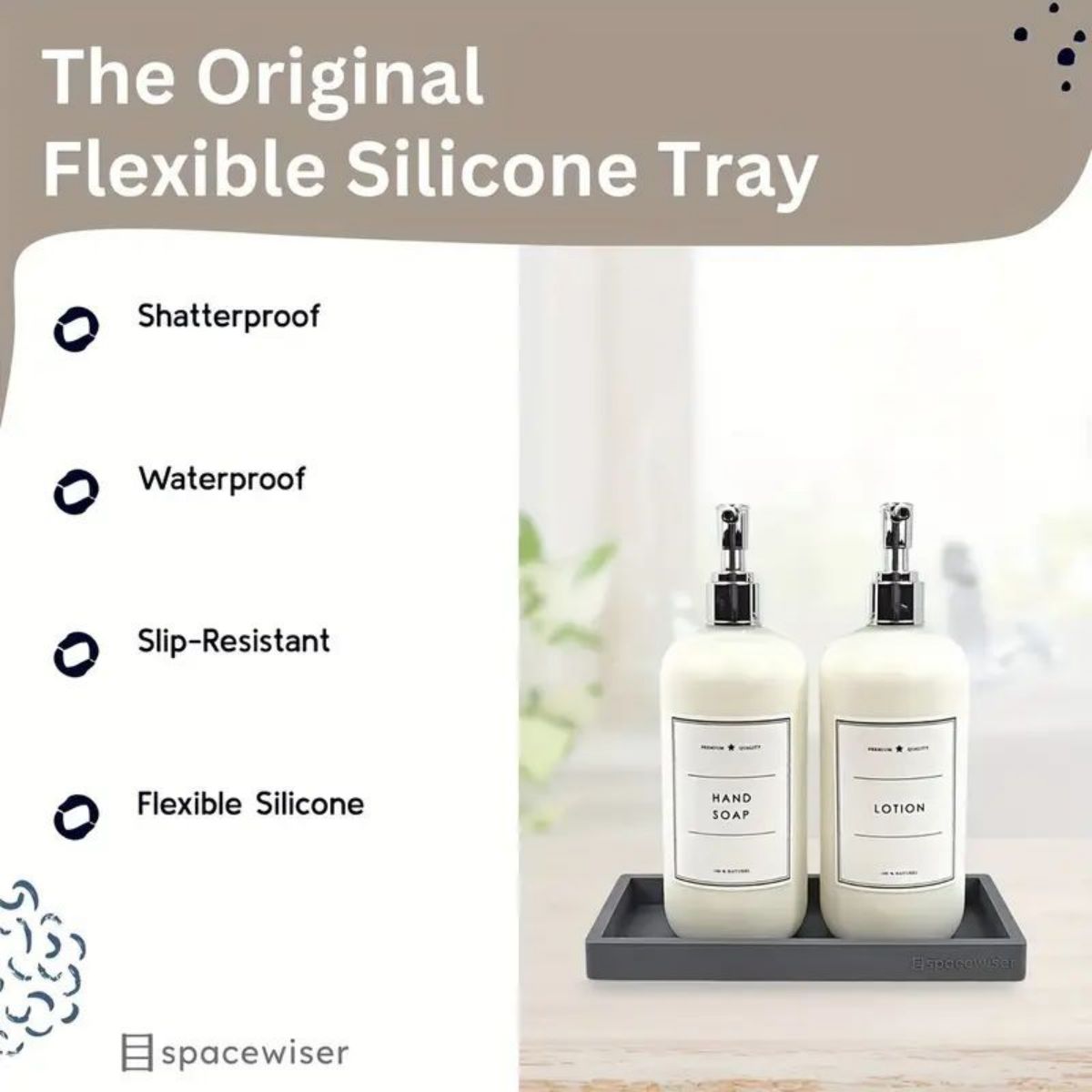 Multi-Purpose Silicone Desk Tr - огляд і ціна Tech Accessories For Office Desk