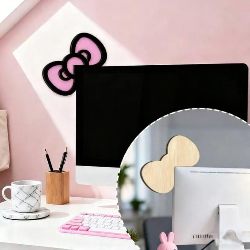 New 1/2Pcs Wooden Bowknot PC A - огляд і ціна Tech Accessories Desk
