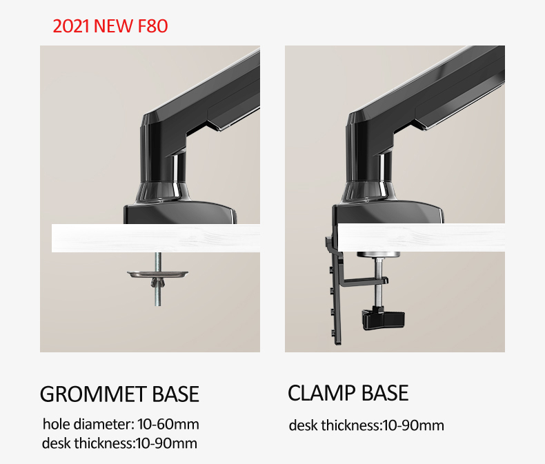 NEW NB F80 17-30' Desktop LED  - огляд і ціна Monitor Arm Single
