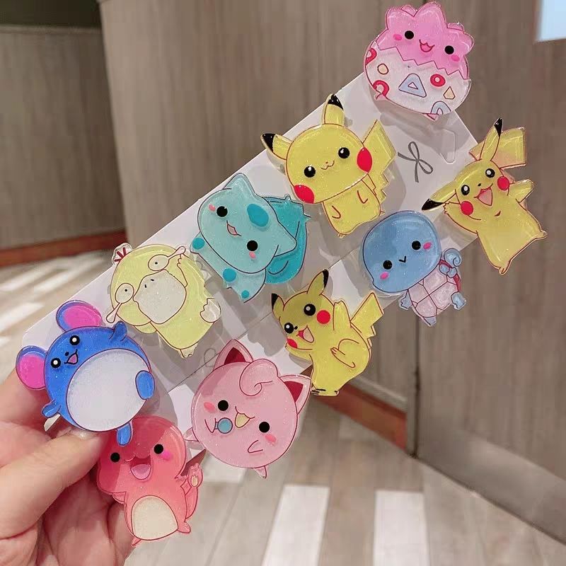 Pokémon Hair Clips Hairpins Cu - огляд і ціна Tech Hair Accessories