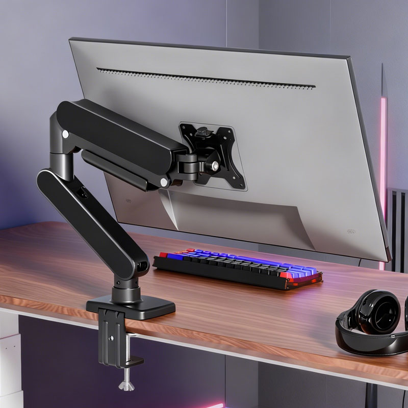 White Single Monitor Arm Desk  - огляд і ціна Monitor Arm Single
