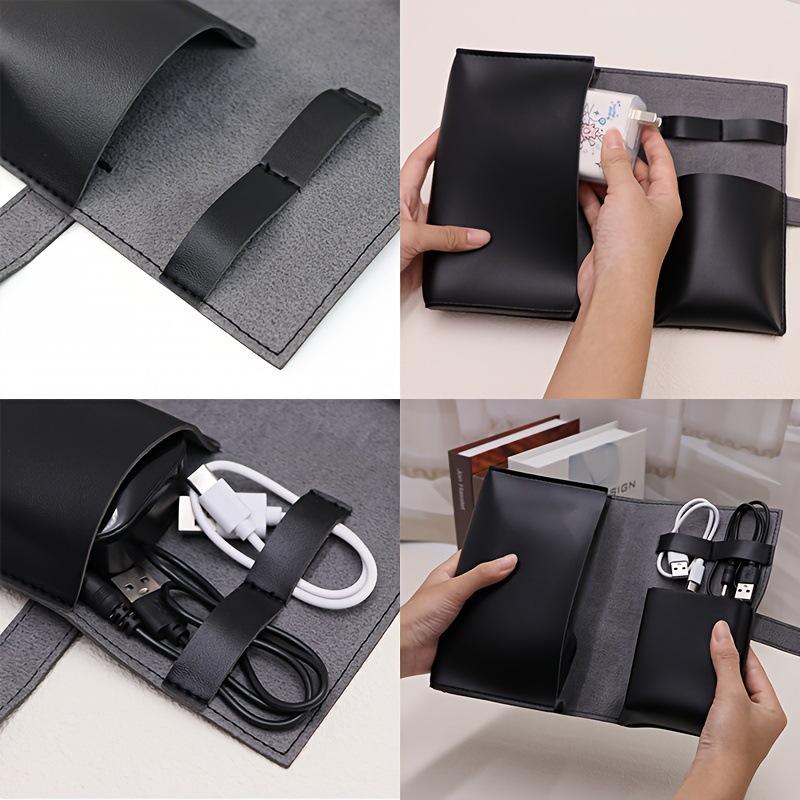 1PC PU Leather Multi-Compartme - огляд і ціна Tech Accessories Storage