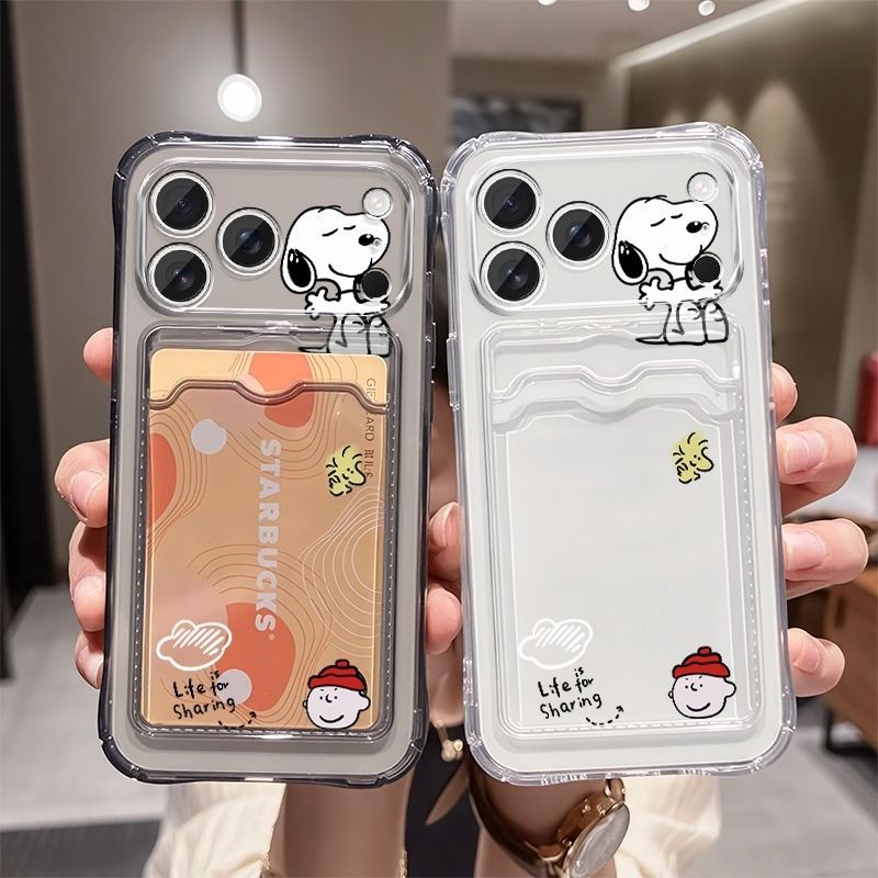 Anime Snoopy Soft Card Slot Po - огляд і ціна Mobile Tech Accessories