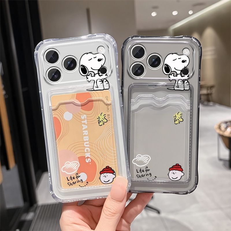 Anime Snoopy Soft Card Slot Po - огляд і ціна Mobile Tech Accessories