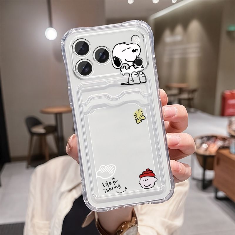 Anime Snoopy Soft Card Slot Po - огляд і ціна Mobile Tech Accessories