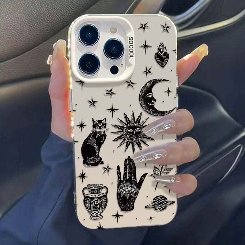 Sun Moon Cat Luxury Phone Case - огляд і ціна Tech Accessories Iphone