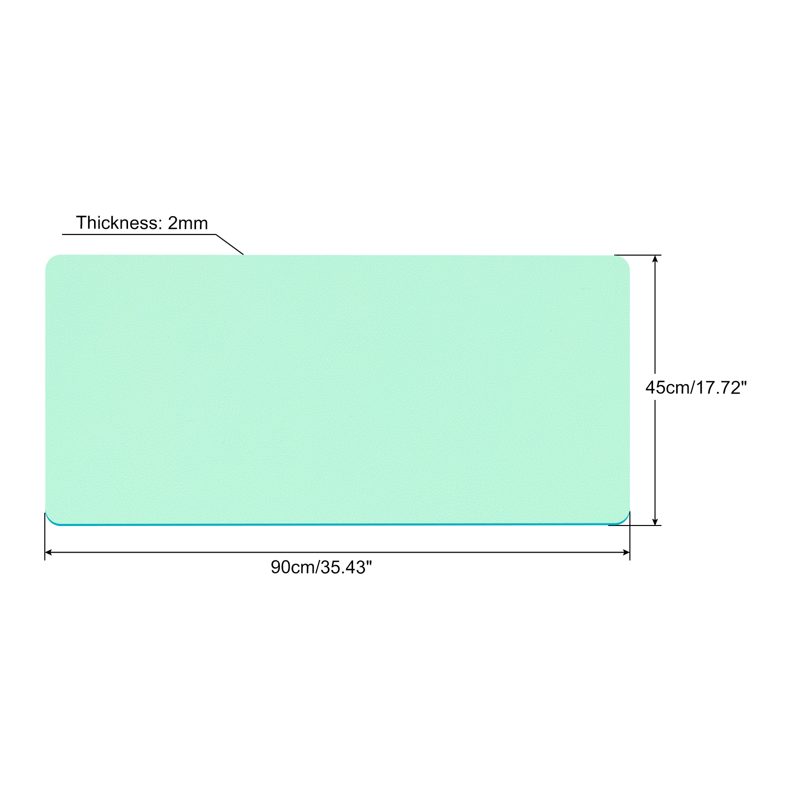 Office Desk Mat Protector PU L - огляд і ціна Tech Accessories Desk