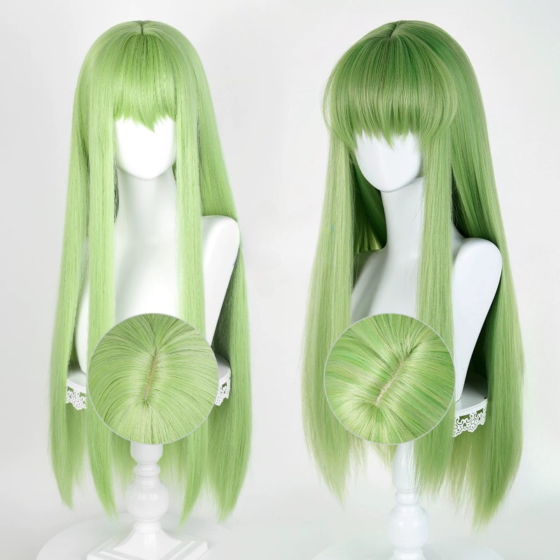 Anime CC Cosplay Green Wig Lon - огляд і ціна Tech Hair Accessories