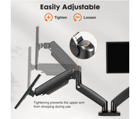 Dual Monitor Stand Arm, Gas Sp - огляд і ціна Monitor Arm Single
