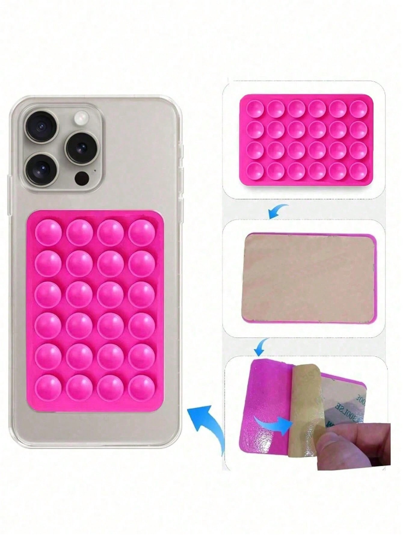 Silicone Suction Cup Square Ph - огляд і ціна Tech Accessories Iphone